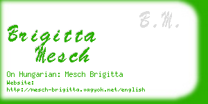 brigitta mesch business card
